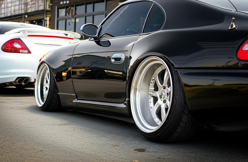 Shiny car at a car meet
