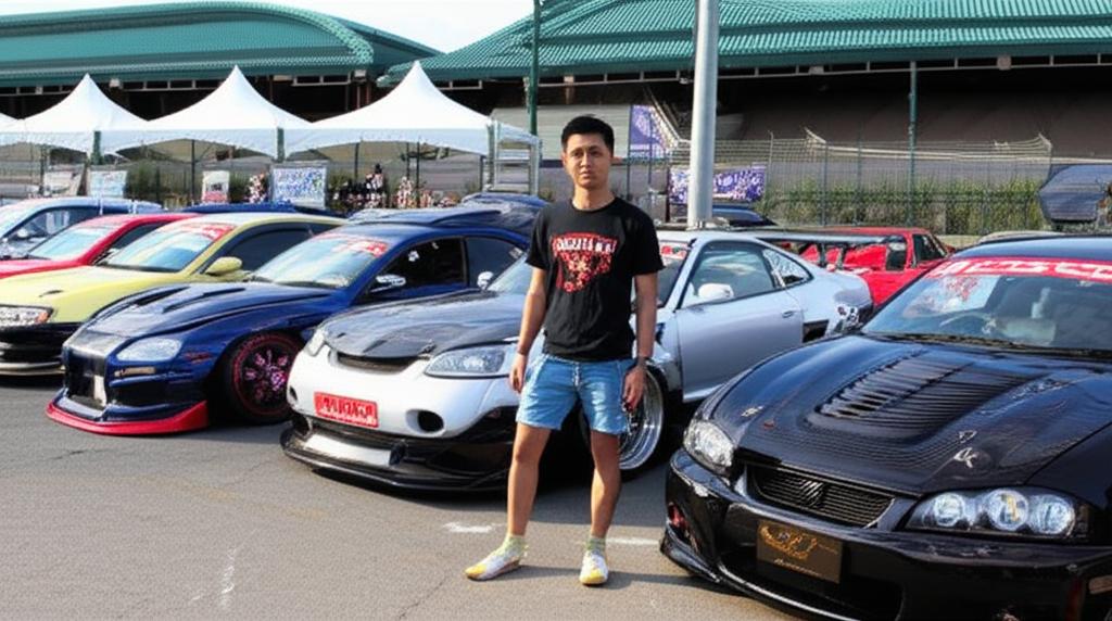 Thai car enthusiast at car meet