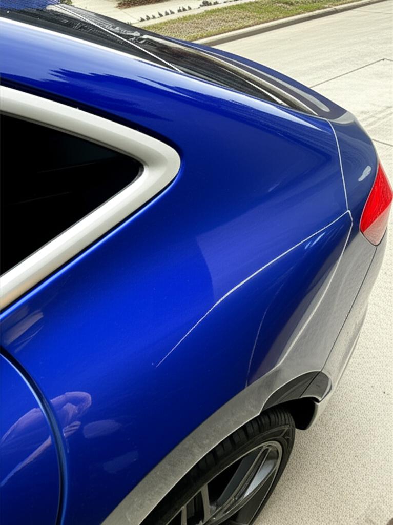 Car with TPU film applied